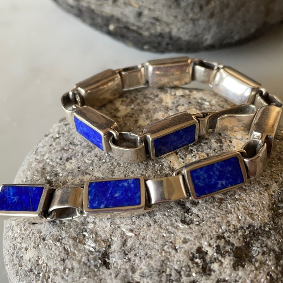 Christin Wolf Lapis Link Vintage Bracelet - Picture 9 of 15